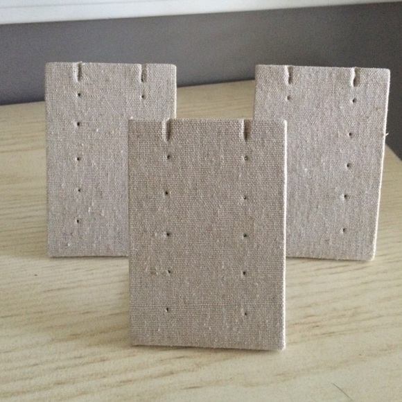 Set of three earring display stands