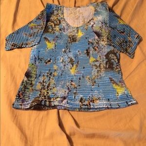 Komarov women's pleated shirt