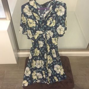 ASOS Curve Floral Print Kimono Dress Size US 14