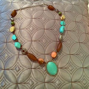 Multi colored necklace