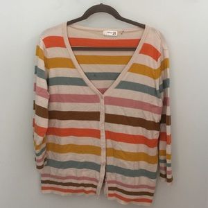 Striped cardigan