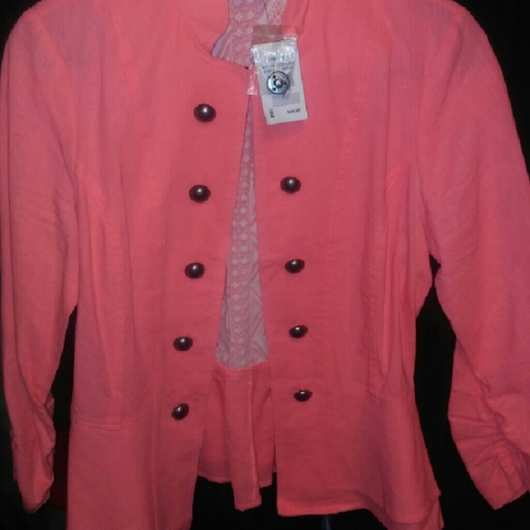 Coral blazer