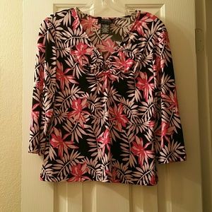 George 3/4 sleeve stretch top