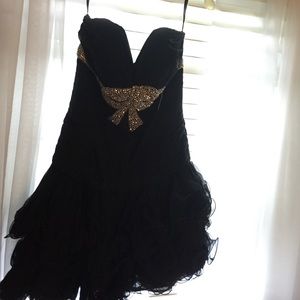Black formal Sherri Hill dress
