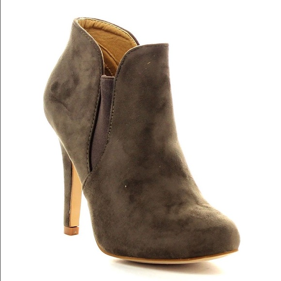 Brown booties