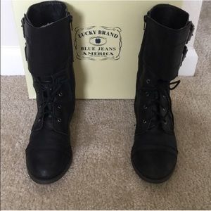 Lucky brand LK Gloria combat boots