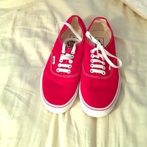Red Vans