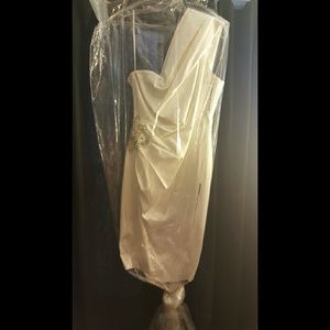 Short one shoulder formal dress