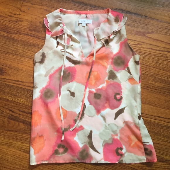 Loft XS Sleeveless Blouse
