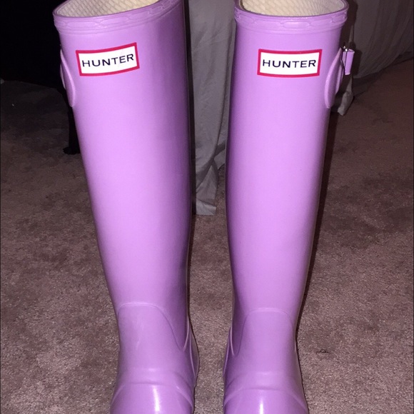 EUC WOMENS Hunter Boots size 8.