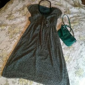 NY and Company adorable tie front dress.