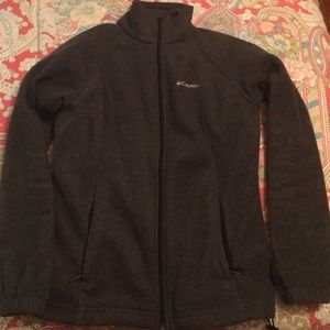 Dark grey zip up fleece