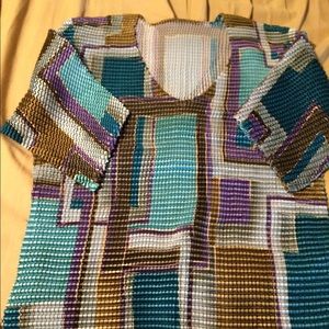 Komarov women's pleated shirt