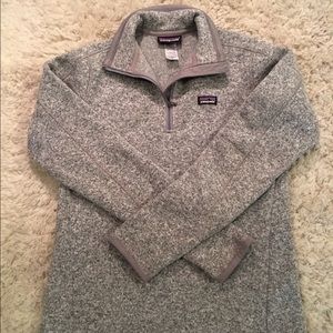Patagonia Better Sweater Quarter Zip, Birch White!
