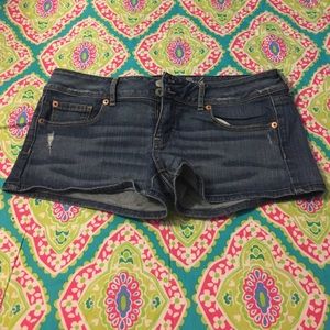 AE denim shorts medium wash