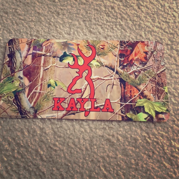 Brand new Custom License plate