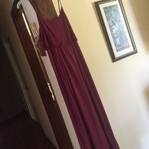 Wet Seal, Maxi Rosie red dress