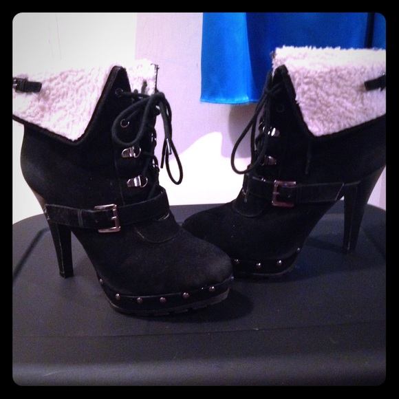*FINAL SALE* Baby Phat Faux Fur Trim Boots