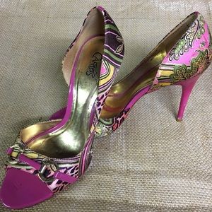 Carlos Santana open toe heels
