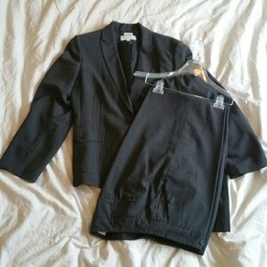 Gray Calvin Klein Suit