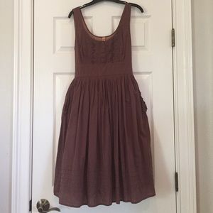 Anthropologie cotton dress