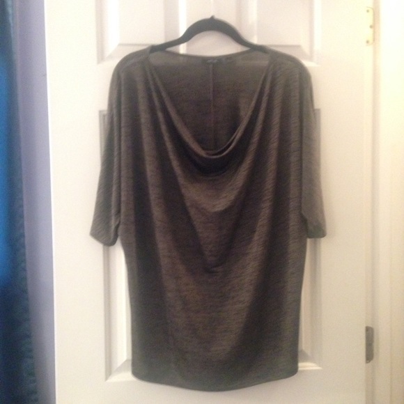 Apt 9 Dark Olive Cowl Neck Blouse