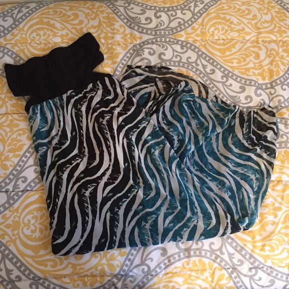 Strapless dress