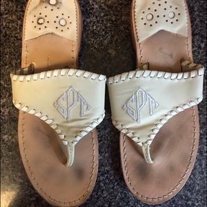 Monogrammed Jack Rogers 71/2