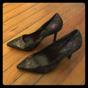 BCBGeneration snakeskin pumps