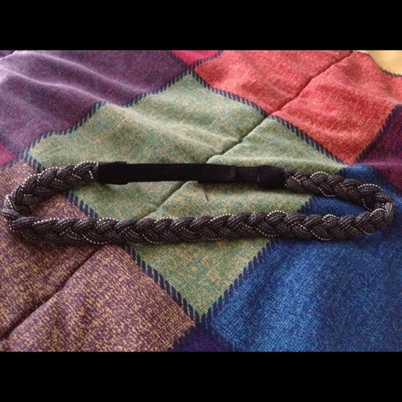 Silver beaded Headband - Picture 1 of 1