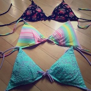 ☀SALE Bundle Victoria's Secret Bikini Tops L☀️🙆🏻
