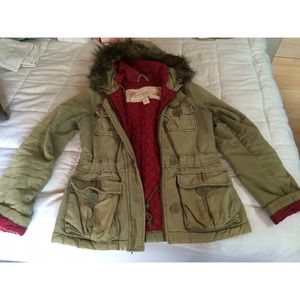 Abercrombie & Fitch Olive Green Jacket
