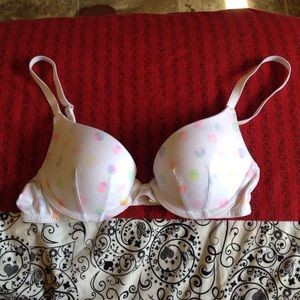 White light push up Victoria's Secret Pink Bra