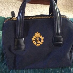 Authentic Ralph Lauren Navy Bag