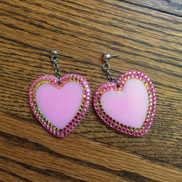 Tarina Tarantino Heart Statement earrings