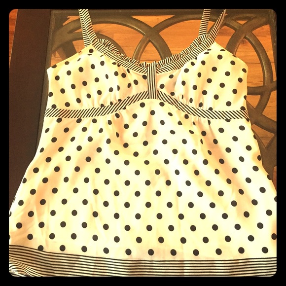 Polka dot top