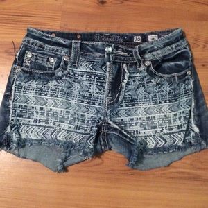 Miss Me tribal shorts. $38 firm, 30% off bundling.