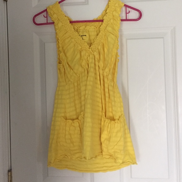 Scrunched tank top