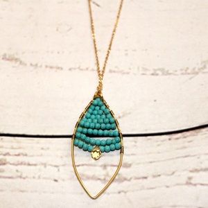 Margo Turquoise Bead Necklace