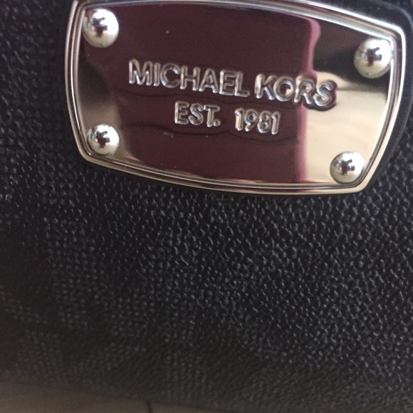Black Michael Kors Bookbag