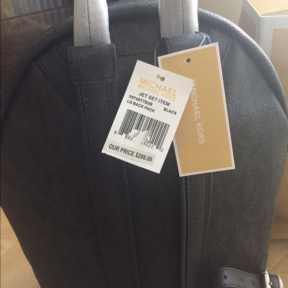 Black Michael Kors Bookbag