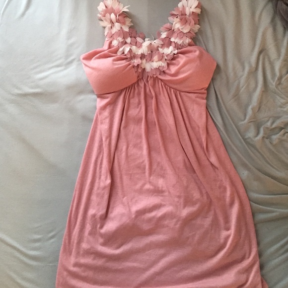 Pink frilly dress