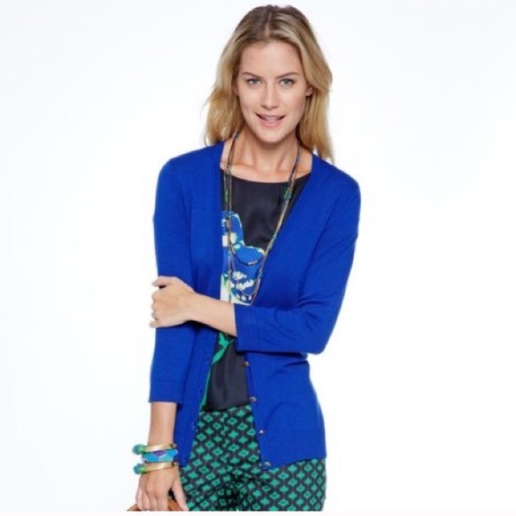 Cynthia Rowley Button Front 3/4 Sleeve Cardigan
