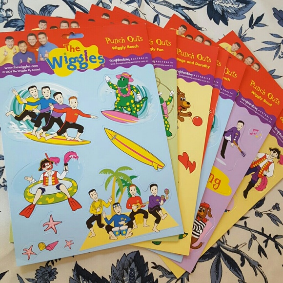Super rare Wiggles scrapbook punch outs