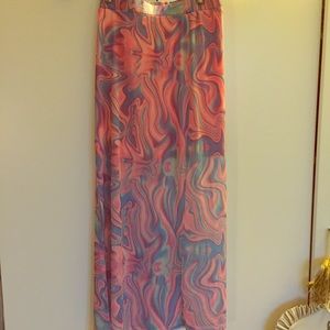 UNIF pastel, midi, tie dye Verse Skirt