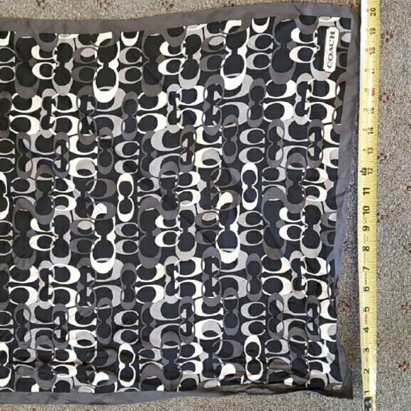 AUTHENTIC COACH SILK SCARF