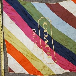 AUTHENTIC COACH SILK SCARF