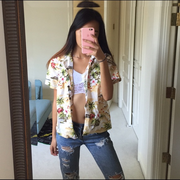 Yellow Hawaiian Shirt