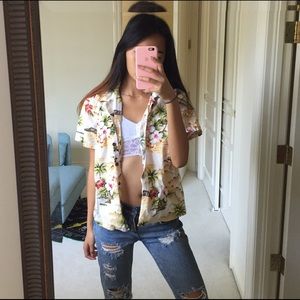 Yellow Hawaiian Shirt