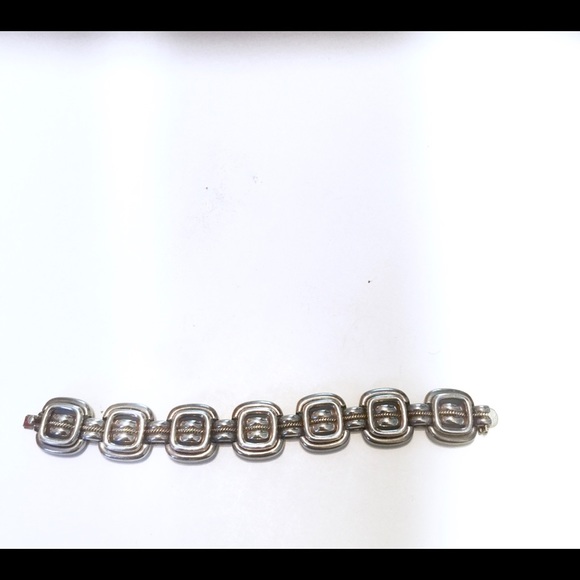 Vintage Tiffany Silver, 18kt  Gold Link Bracelet🌺 - Picture 7 of 7